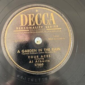 - A Garden in the Rain & Tell Me Why"VTG Vinyl